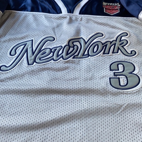 New York world champions 03 all star league athletics sportswear XL men’s jersey - Picture 3 of 13